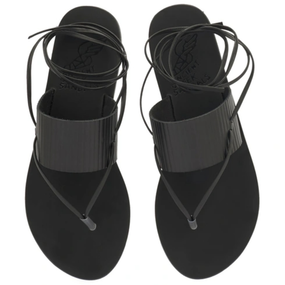 Ancient Greek  Ankle Tie Sandals. - Picture 3 of 9